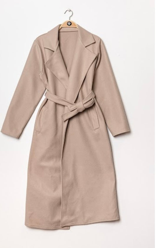 Manteau peignoir crème