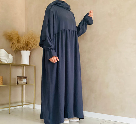 Robe Abaya à foulard en Jazz